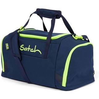 Sporttasche 25 Liter Toxic Yellow Dunkelblau, Gelb