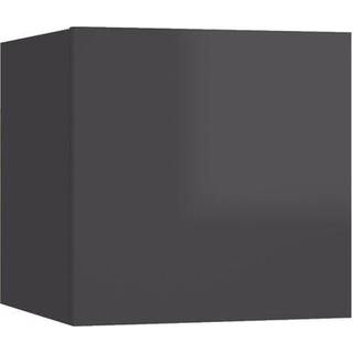 væghængt tv-skab 30,5x30x30 cm betongrå