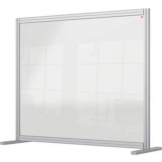 Nobo Premium Plus bordafskærming i klar akryl 120x100cm