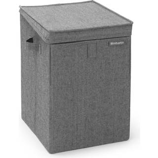 Stabelbar vasketøjskurv Brabantia - Pebber Black