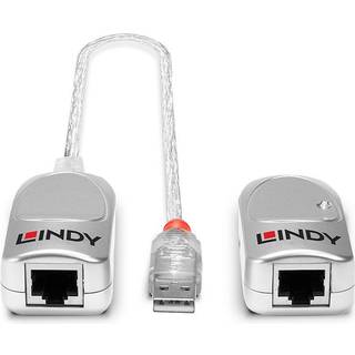LINDY USB Cat. 5 Extender bis 50m USB 1.1, Anschluss ohne Netzteil