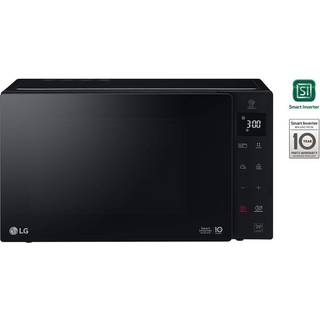 LG NeoChef MH6535NBS - microwave oven with grill - freestanding - black/steel silver