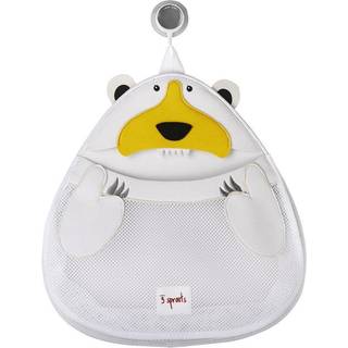 3 Sprouts Bath Storage - White Polar Bear