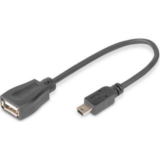 DIGITUS ASSMANN - USB cable - mini-USB Type B to USB - 20 cm