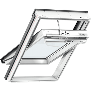 Velux integra elektrisk hvid polyuretan 114x118 3-lags lav ggu sk06 006821a