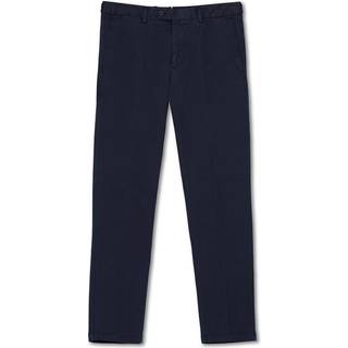 Oscar Jacobson Danwick Cotton Trousers Navy