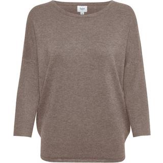 Saint Tropez A2561, Milasz R-Neck Pullover Strik 30500003 Antler Melange (SMALL)