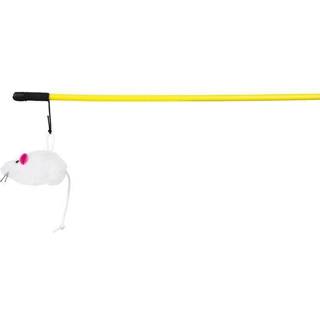 Trixie Playing Rod with Mouse 100cm assorted colours