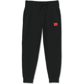 Tracksuit-bukser i sweatstof af bomuld med logomærkat