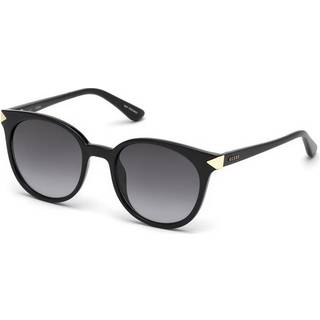 Guess Kvinde GU7550 01B Solbriller Injiceret Sort Røg Rund Normal