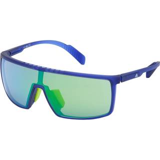 Adidas SP0004 91Q 128 Solbriller Mænd Blue - Matte Blue - 128mm