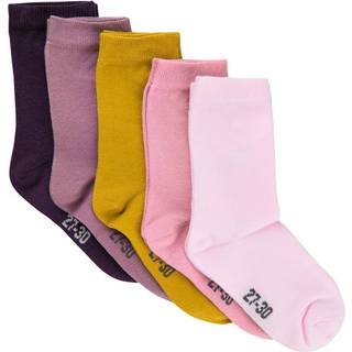 Minymo - Strømper 5-pak - Shadow Purple - 15-18