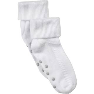 Minymo Børne Strømper m. non-slip - White - 19/22