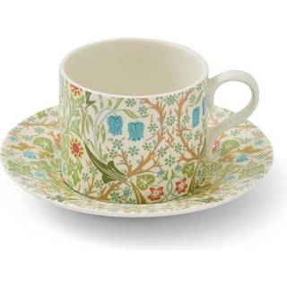 Spode Blackthorn tekop med underkop 28 cl Multi