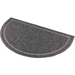 Trixie Cat litter tray mat semi-circular PVC 59 × 35 cm anthracite