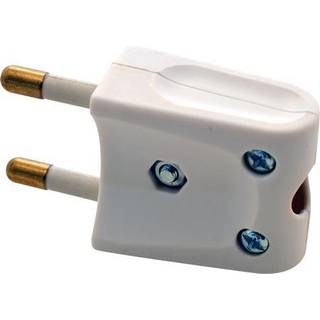 Stikprop flad E-line+hvid