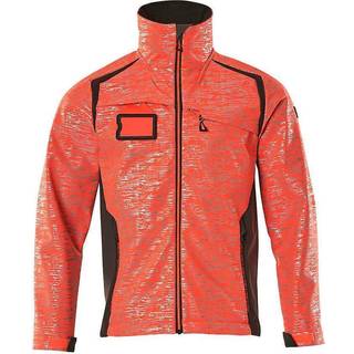 MASCOT ACCELERATE SAFE softshell jakke, hi-vis rød/mørk antracit - 2XL