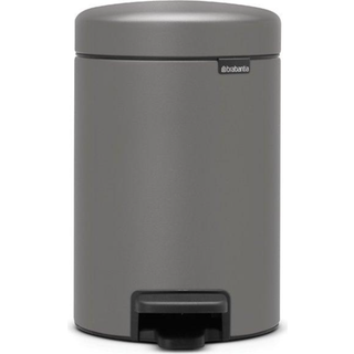 Brabantia NewIcon Pedalspand 3 liter-Mineral Concrete Grey