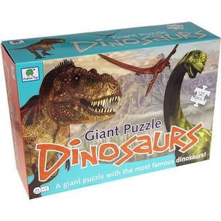 Pappuslespil - Dinosaurer - 120 brikker - Fra 5 år.