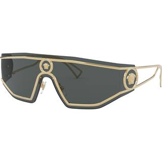 Versace Mand VE2226 100287 Solbriller Metal Guld Grå Geometrisk Normal