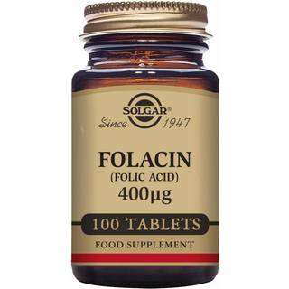 Solgar Folinsyre - 400 mcg - 100 Tabletter