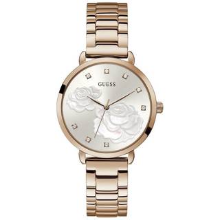 Guess GW0242L3 Sølvfarvet/Rosaguldtonet stål Ø38 mm