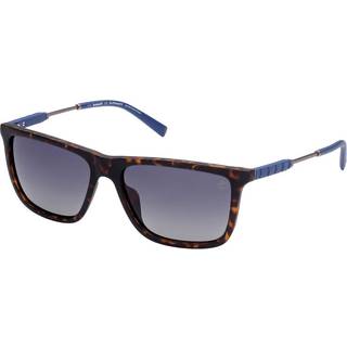 Timberland Mand TB9242 52D Solbriller Plast Havana Grå Firkantet Polariseret