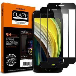 Spigen GLAS.tR Slim Full Cover (iPhone SE2 / 8/7) - 2-pak