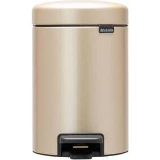 Brabantia New Icon pedalspand 3 liter Metallic Gold