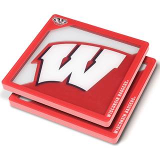 YouTheFan NFL Miami Dolphins 3D-logo-serie glasunderlag – lagdelte, tredimensionelle holdlogo-drikkeglasunderlag