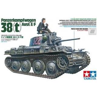 Tamiya, German Light Tank Panzerkampfwagen 38(t) Ausf.E/F, 1:35 [Levering: 1-2 dage]