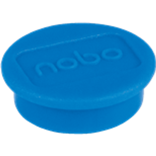 Nobo magnetiske whiteboardmagneter 10 stk. 13 mm farvede magneter Hvid