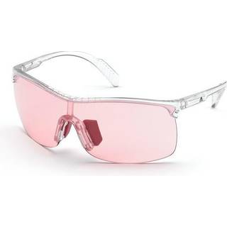 Adidas Sport Kvinde SP0003 27S Solbriller Plast Transparent Rosa Maske Fotokromatisk