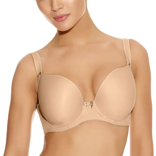 Freya Deco Moulded Plunge T-Shirt Bra - Beige - I 60