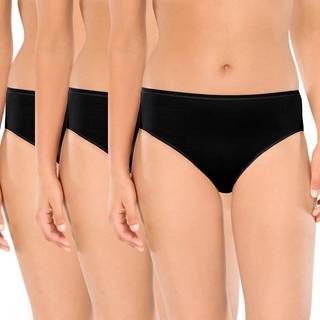 Schiesser 3-pak Essentials Cotton Briefs - Black - 40