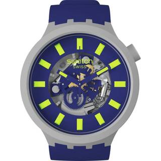 Limy Quartz Movement Blue Dial Silicone Strap Watch SB03M103