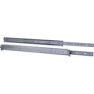 INTER-TECH 48,3 Inter-Tech Teleskopschienensatz 650mm 2U   Silber