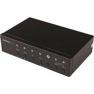StarTech.com VGA DisplayPort and HDMI Over CAT5 HDBaseT Extender Switch - video/audio extender - HDMI