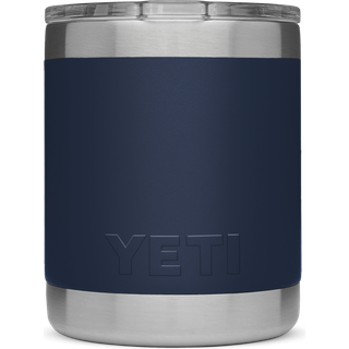 Yeti Rambler 10 Oz Lowball Vacuum Isoleret rustfrit st?l med magslider l?g Nordic Blue