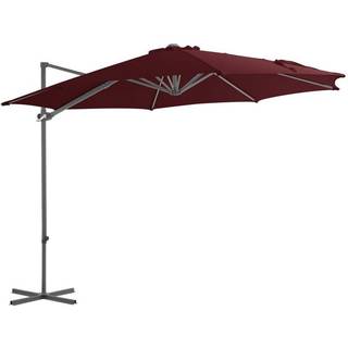 hængeparasol 300 cm stålstang grøn