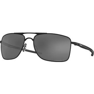 Oakley Mand OO4124 GAUGE 8 412402 Solbriller Metal Sort Grå Firkantet Polariseret Prizm