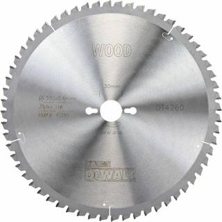 Rundsavsklinge til træ DeWalt; 305x2,6x30,0 mm; Z60; -5°