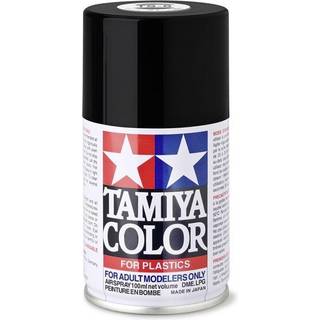 Tamiya - TS-6 - Matt Black (Flat) - Spraymaling - 100 ml