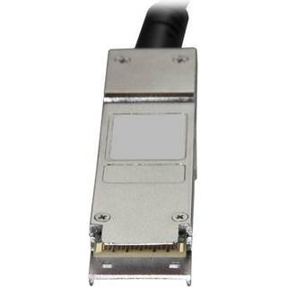 StarTech.com MSA Compliant QSFP+ Direct-Attach Twinax Cable - 1 m (3.3 ft) - 40 GbE - 40GBase direct attach cable - 1 m - black - Sort - 1 meter