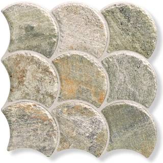 Kakel Scale Brun Sten 31x31 cm