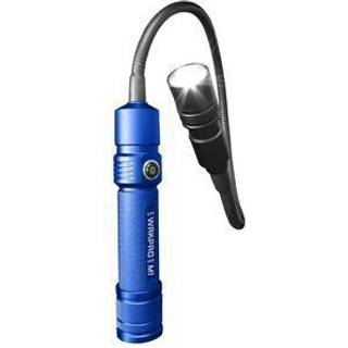 WRKPRO arbejdslampe "M1" CREE XPG LED med flex-arm, zoom-funktion, magnet og genopladeligt batteri