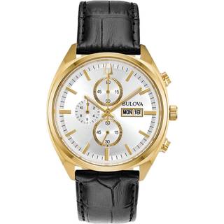 Bulova 97C108 Hvid/Læder Ø42 mm