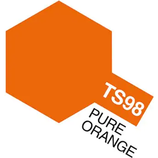 Tamiya - TS-98 - Pure Orange (Gloss) - Spraymaling - 100 ml