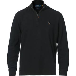 Polo Ralph Laurentil mænd. 710671929001 Estate-Rib polo shirt sort (XL), Casual, Bomuld, Korte ærmer, Lange ærmer