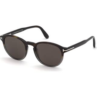 TOM FORD Mand FT0834 DANTE 56A Solbriller Acetat Havana Grå Rund Normal